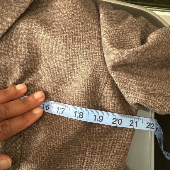 Brooks Brothers zealander brown blazer coat jacket size 14 - Picture 6 of 10